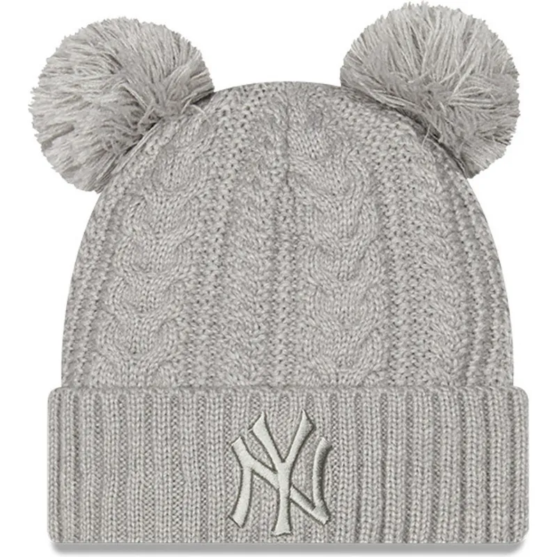 sapkak-pompon-szurke-cuff-double-new-york-yankees-mlb-new-era