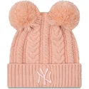 sapkak-pompon-rozsaszin-cuff-double-new-york-yankees-mlb-new-era
