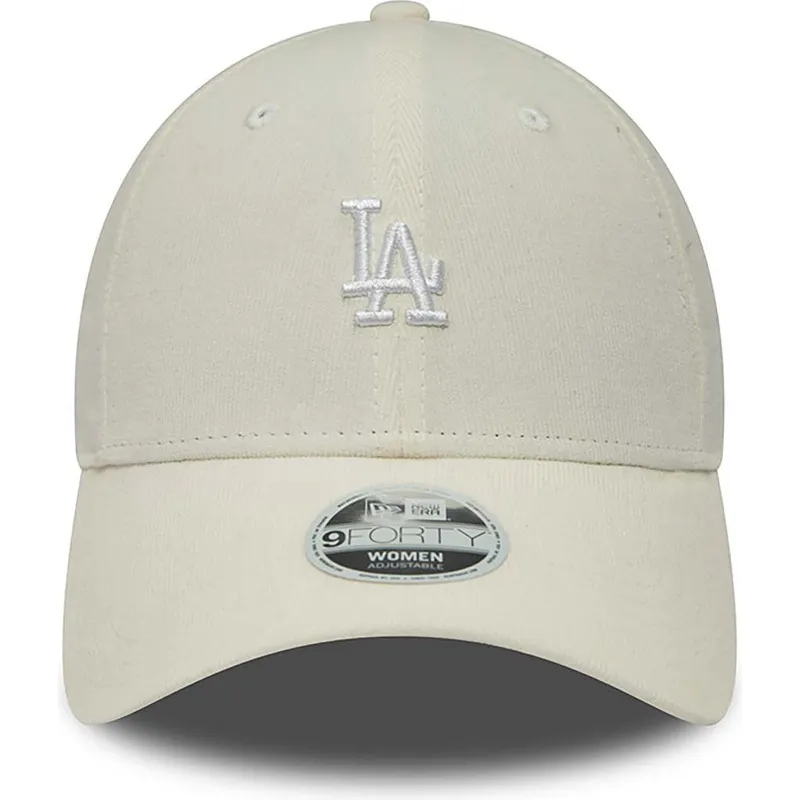 sapkak-ivelt-bezs-allithato-9forty-cord-mini-los-angeles-dodgers-mlb-new-era