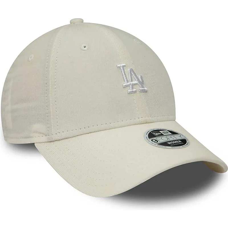 sapkak-ivelt-bezs-allithato-9forty-cord-mini-los-angeles-dodgers-mlb-new-era