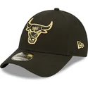 cap-ivelt-cheren-reguliruema-lenta-dorado-9forty-metallic-chicago-bulls-nba-new-era