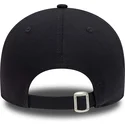 new-era-new-york-yankees-mlb-9forty-team-side-patch-verstellbare-kappe-mit-gebogenem-schirm-in-marineblau