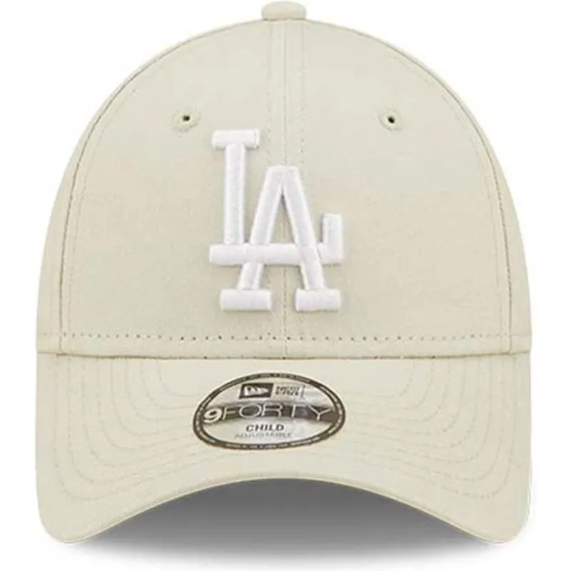 sapkak-ivelt-bezs-allithato-gyereknek-9forty-league-essential-los-angeles-dodgers-mlb-new-era