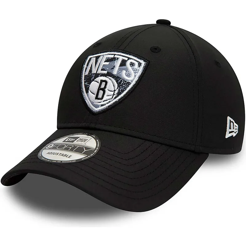 sapkak-ivelt-fekete-allithato-9forty-print-infill-brooklyn-nets-nba-new-era