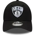 sapkak-ivelt-fekete-allithato-9forty-print-infill-brooklyn-nets-nba-new-era