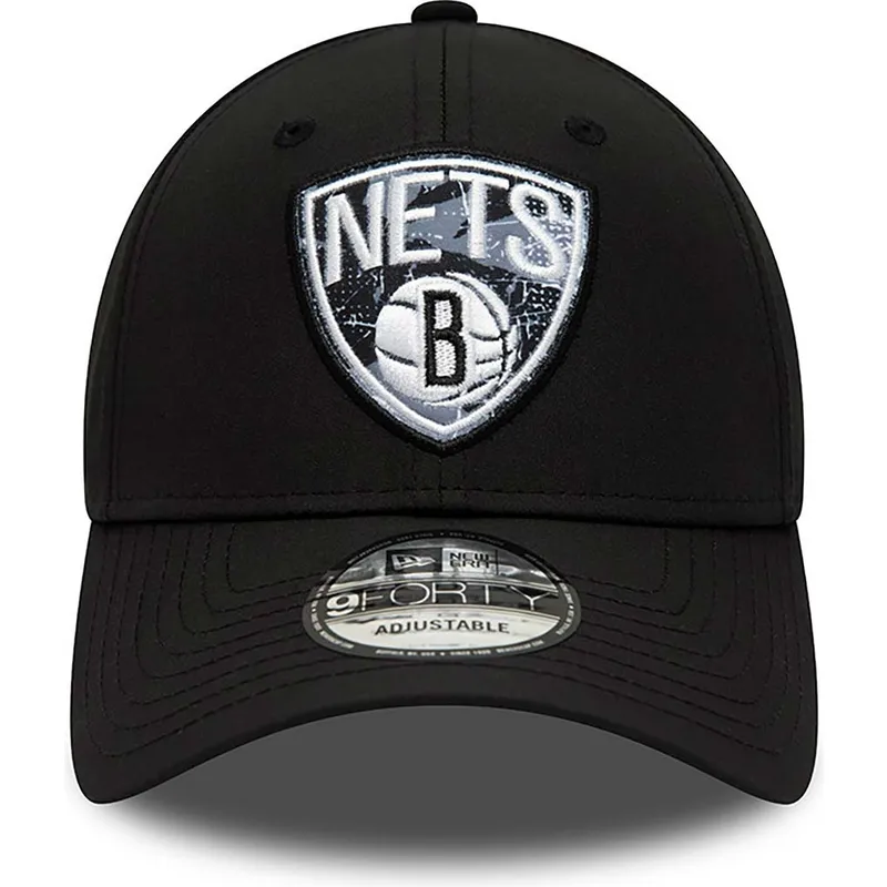sapkak-ivelt-fekete-allithato-9forty-print-infill-brooklyn-nets-nba-new-era