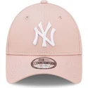 sapkak-ivelt-rozsaszin-allithato-9forty-league-essential-new-york-yankees-mlb-new-era