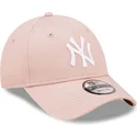 sapkak-ivelt-rozsaszin-allithato-9forty-league-essential-new-york-yankees-mlb-new-era