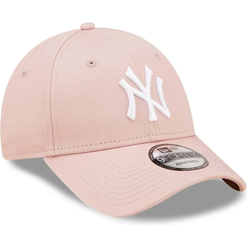 sapkak-ivelt-rozsaszin-allithato-9forty-league-essential-new-york-yankees-mlb-new-era