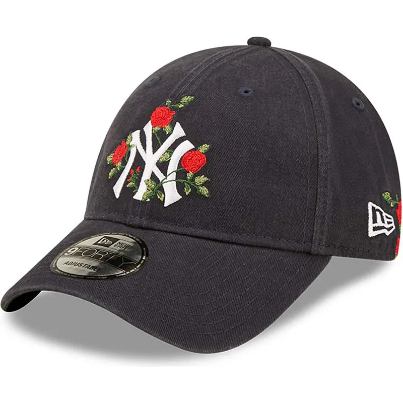 sapkak-ivelt-sotetkek-allithato-9forty-flower-new-york-yankees-mlb-new-era