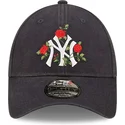 sapkak-ivelt-sotetkek-allithato-9forty-flower-new-york-yankees-mlb-new-era
