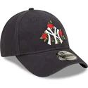 sapkak-ivelt-sotetkek-allithato-9forty-flower-new-york-yankees-mlb-new-era