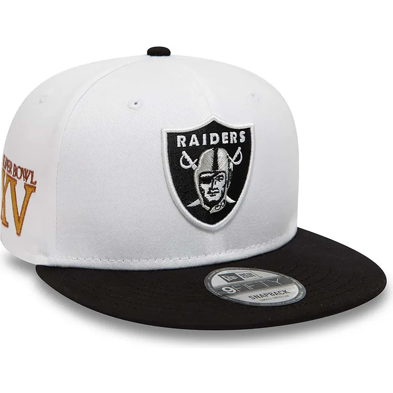 sapkak-lapos-feher-snapback-9fifty-crown-patches-super-bowl-xv-las-vegas-raiders-nfl-new-era