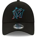 cap-ivelt-cheren-reguliruema-lenta-9forty-the-league-miami-marlins-mlb-new-era