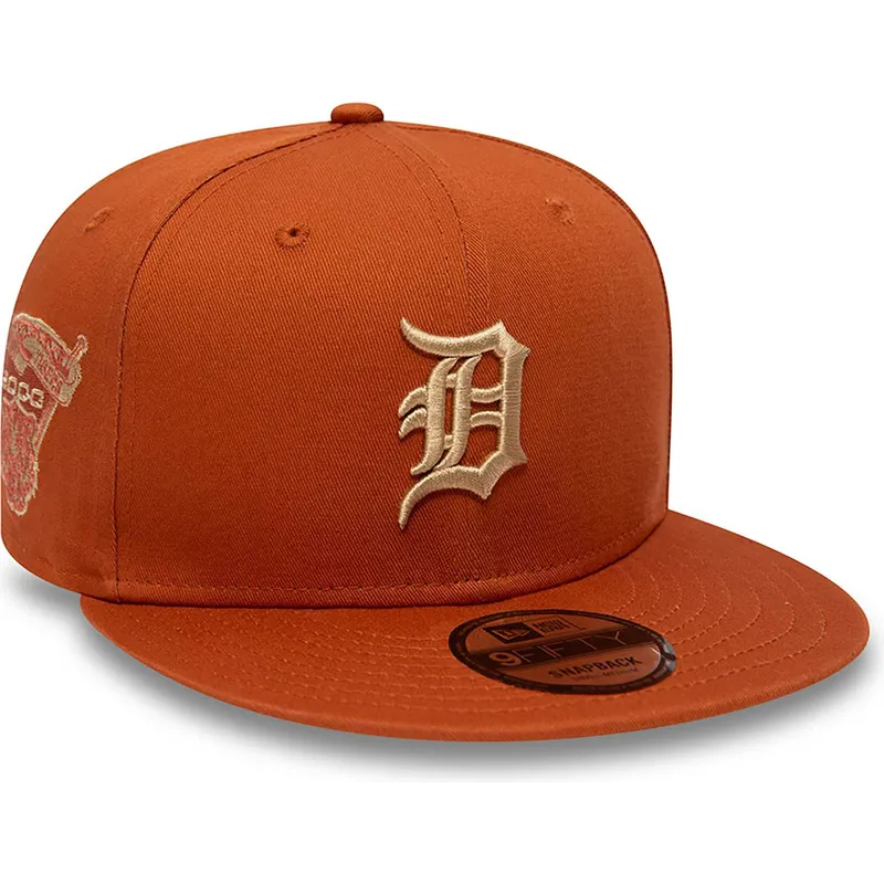 sapkak-lapos-barna-snapback-9fifty-side-patch-detroit-tigers-mlb-new-era