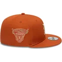 braune-snapback-kappe-9fifty-side-patch-der-detroit-tigers-mlb-von-new-era