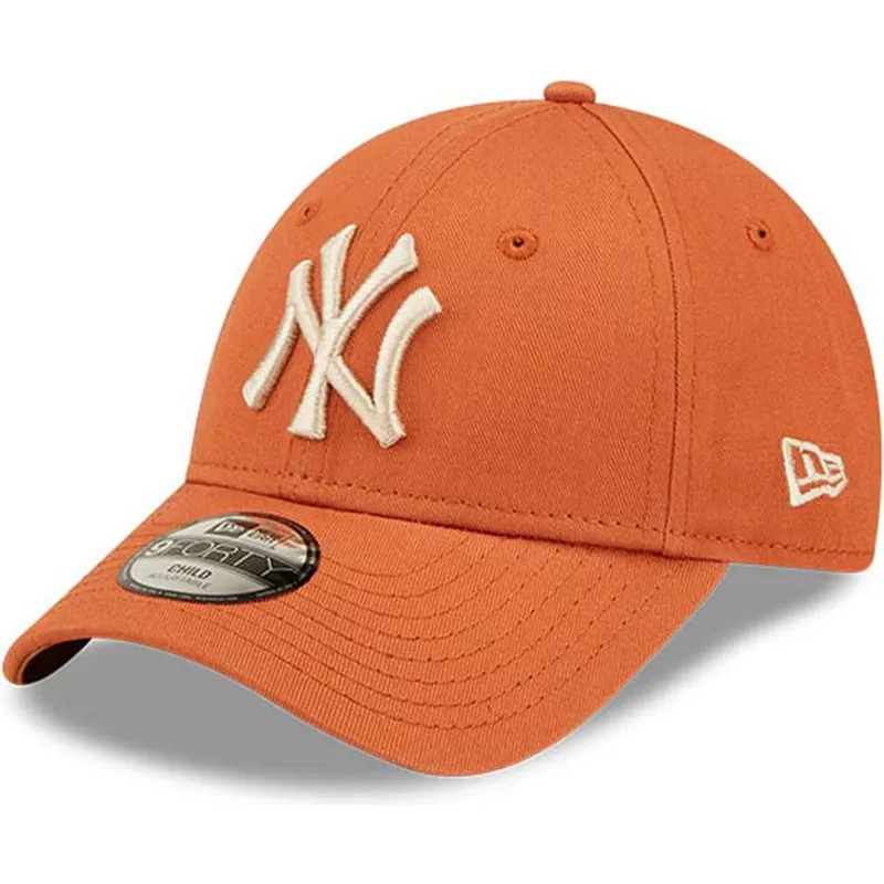 cap-ivelt-oranzhev-reguliruema-lenta-gyereknek-9forty-league-essential-new-york-yankees-mlb-new-era