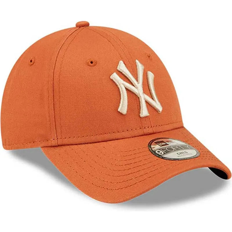 cap-ivelt-oranzhev-reguliruema-lenta-gyereknek-9forty-league-essential-new-york-yankees-mlb-new-era