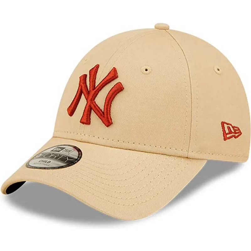 sapkak-ivelt-bezs-allithato-gyereknek-9forty-league-essential-new-york-yankees-mlb-new-era