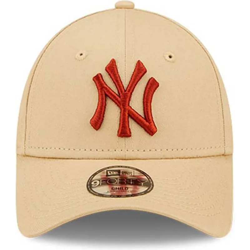 sapkak-ivelt-bezs-allithato-gyereknek-9forty-league-essential-new-york-yankees-mlb-new-era