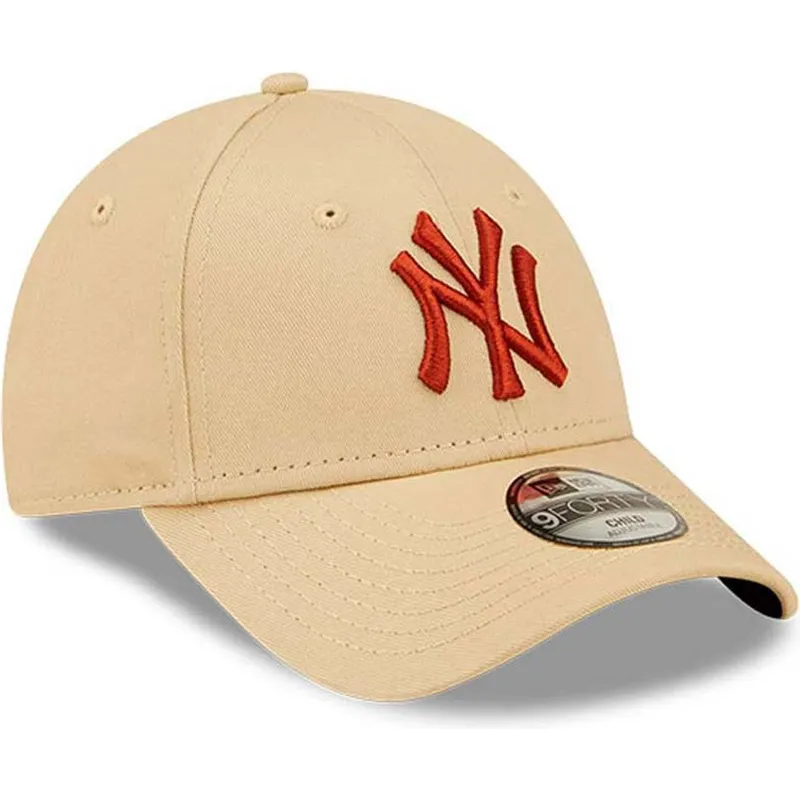 sapkak-ivelt-bezs-allithato-gyereknek-9forty-league-essential-new-york-yankees-mlb-new-era