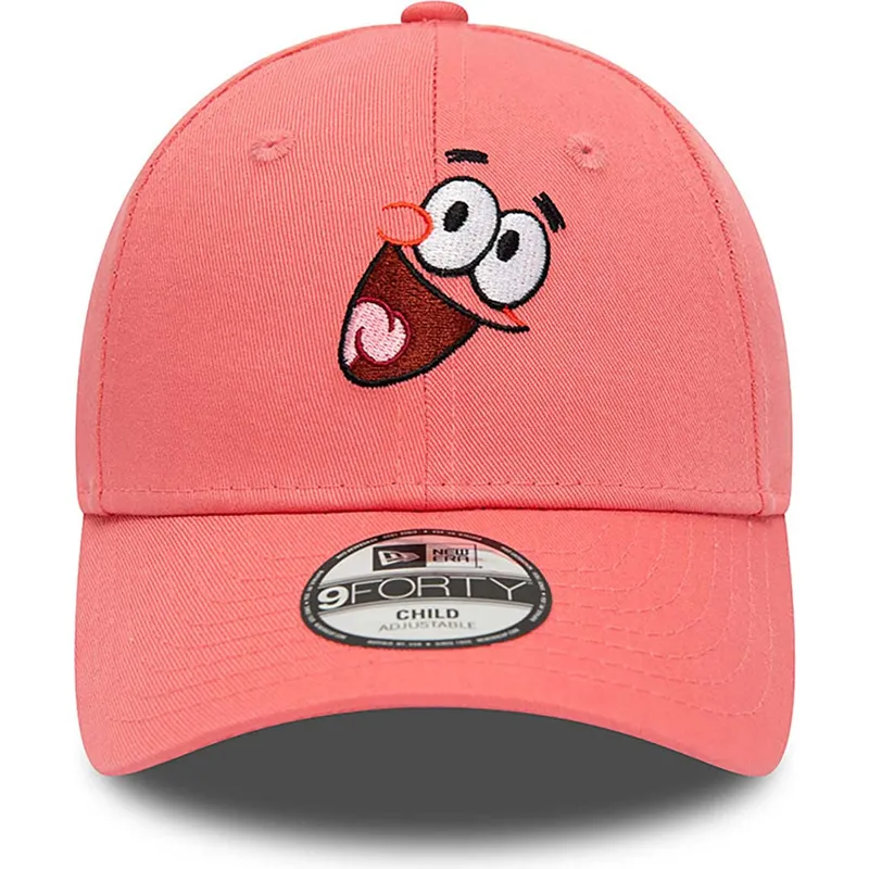 sapkak-ivelt-rozsaszin-allithato-gyereknek-9forty-spongebob-es-patrik-csillag-new-era sapkak-ivelt-rozsaszin-allithato-gyereknek-9forty-spongebob-es-patrik-csillag-new-era