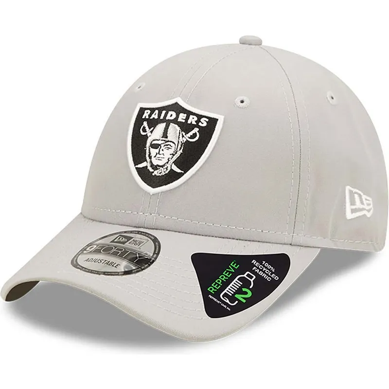 sapkak-ivelt-szurke-allithato-9forty-repreve-las-vegas-raiders-nfl-new-era