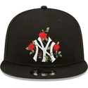sapkak-lapos-fekete-snapback-9fifty-flower-new-york-yankees-mlb-new-era