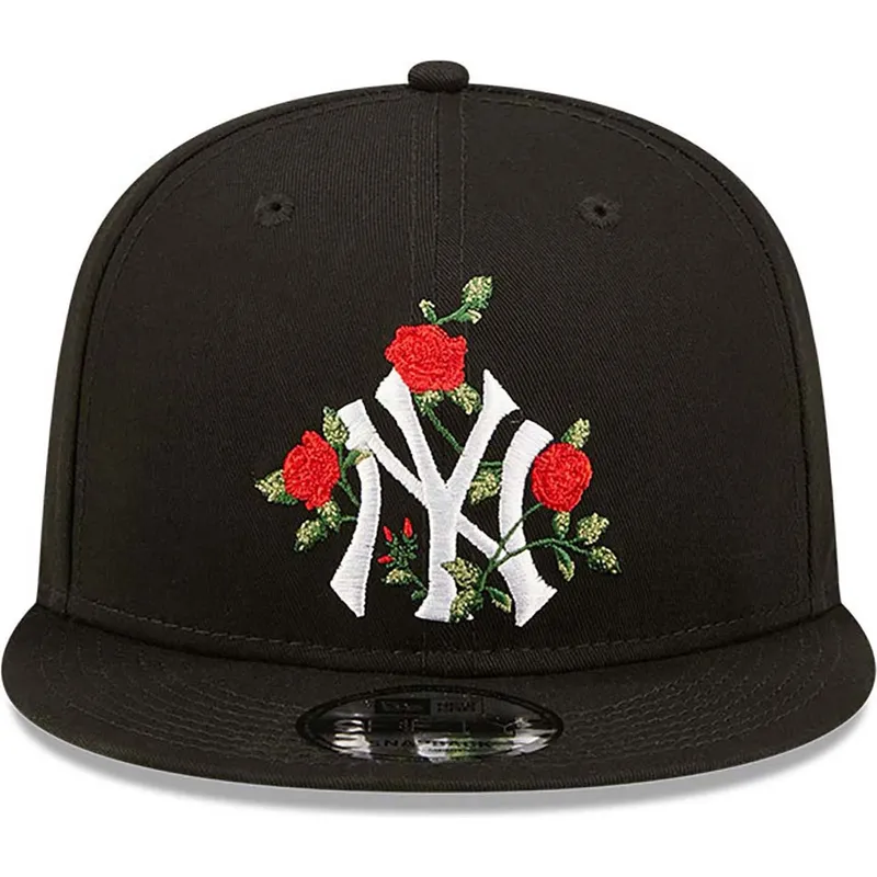 sapkak-lapos-fekete-snapback-9fifty-flower-new-york-yankees-mlb-new-era