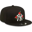 sapkak-lapos-fekete-snapback-9fifty-flower-new-york-yankees-mlb-new-era