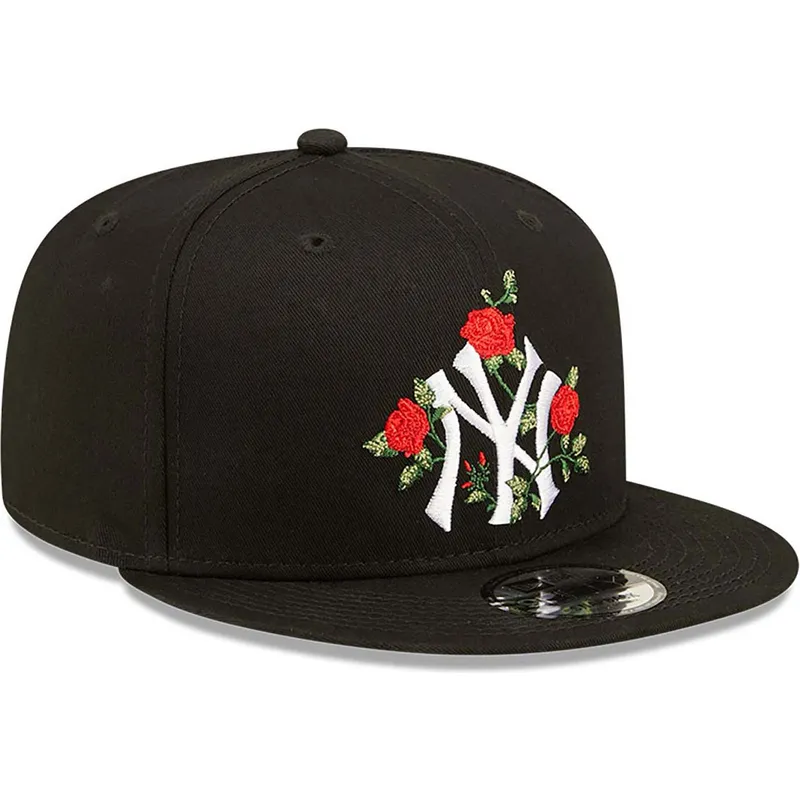 sapkak-lapos-fekete-snapback-9fifty-flower-new-york-yankees-mlb-new-era