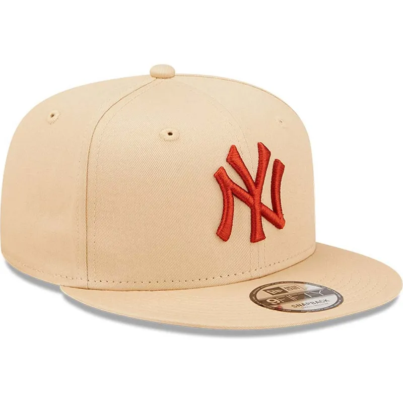 sapkak-lapos-bezs-snapback-9fifty-league-essential-new-york-yankees-mlb-new-era