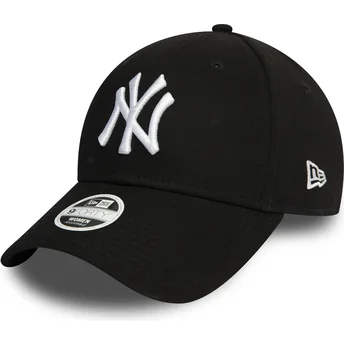 Cap ívelt черен регулируема лента 9FORTY Essential New York Yankees MLB New Era