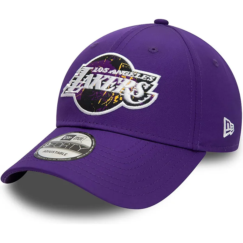 sapkak-ivelt-lila-allithato-9forty-print-infill-los-angeles-lakers-nba-new-era