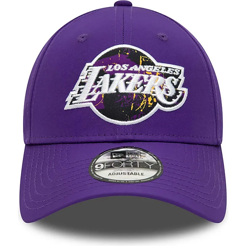 sapkak-ivelt-lila-allithato-9forty-print-infill-los-angeles-lakers-nba-new-era