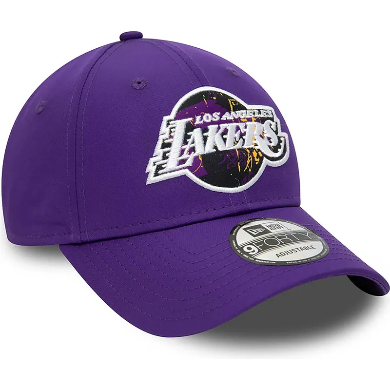 sapkak-ivelt-lila-allithato-9forty-print-infill-los-angeles-lakers-nba-new-era