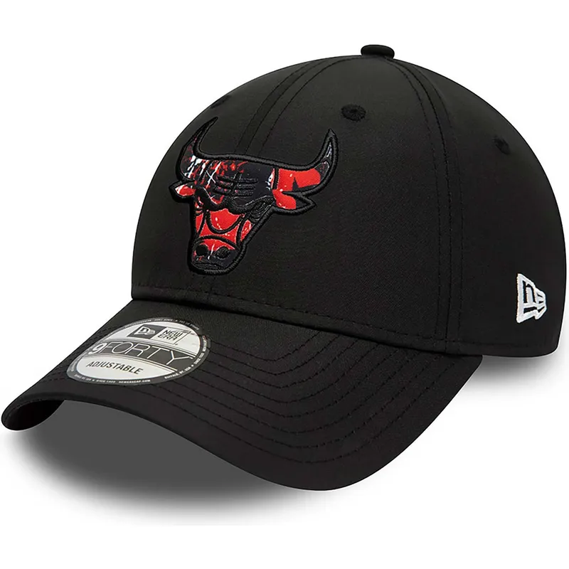 sapkak-ivelt-fekete-allithato-9forty-print-infill-chicago-bulls-nba-new-era