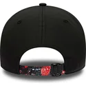 schwarze-verstellbare-9forty-print-infill-kappe-der-chicago-bulls-nba-von-new-era