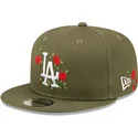 sapkak-lapos-zold-snapback-9fifty-flower-los-angeles-dodgers-mlb-new-era