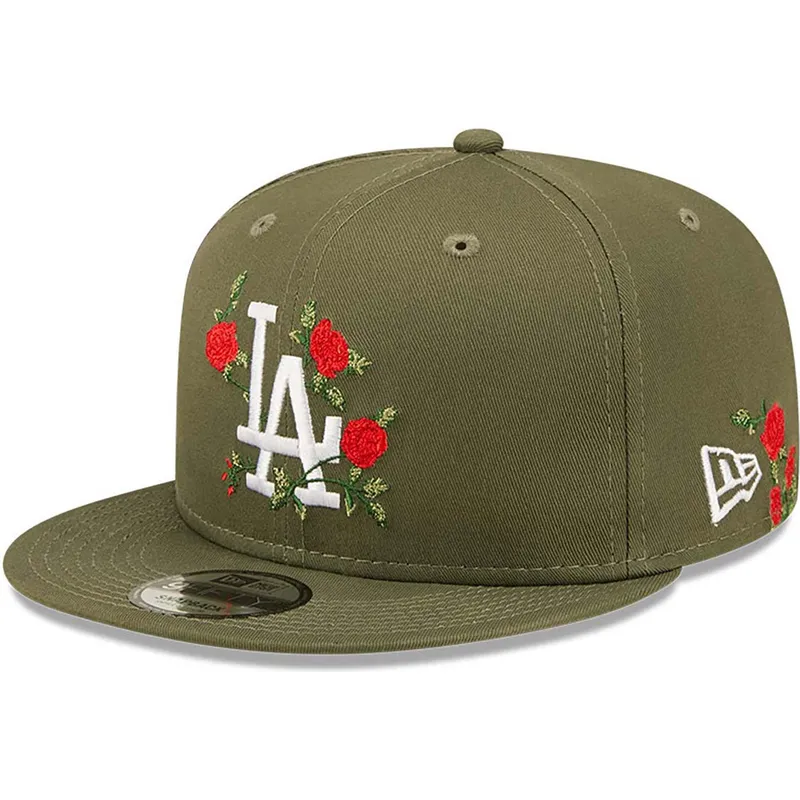 sapkak-lapos-zold-snapback-9fifty-flower-los-angeles-dodgers-mlb-new-era