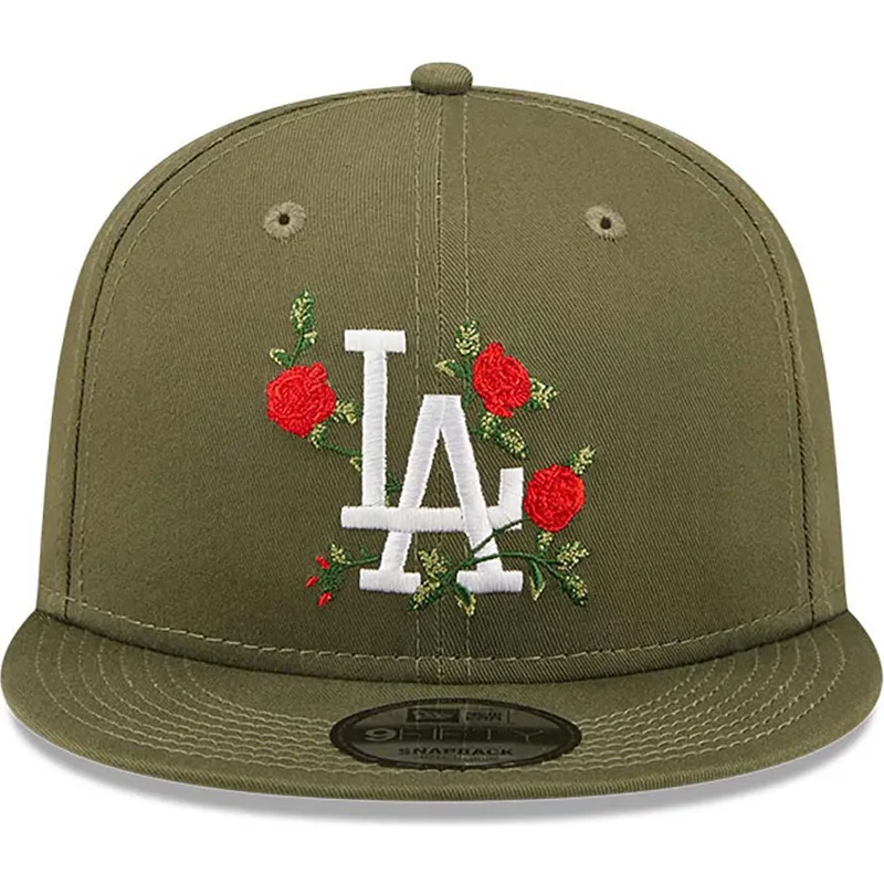 sapkak-lapos-zold-snapback-9fifty-flower-los-angeles-dodgers-mlb-new-era