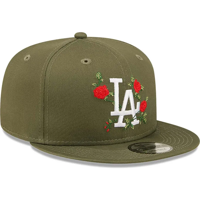 sapkak-lapos-zold-snapback-9fifty-flower-los-angeles-dodgers-mlb-new-era