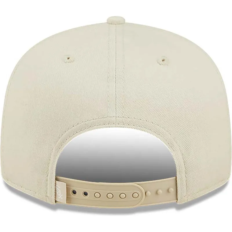 sapkak-lapos-bezs-snapback-9fifty-flower-chicago-white-sox-mlb-new-era