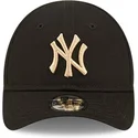 sapkak-ivelt-fekete-allithato-pant-gyereknek-pequeno-9forty-league-essential-new-york-yankees-mlb-new-era