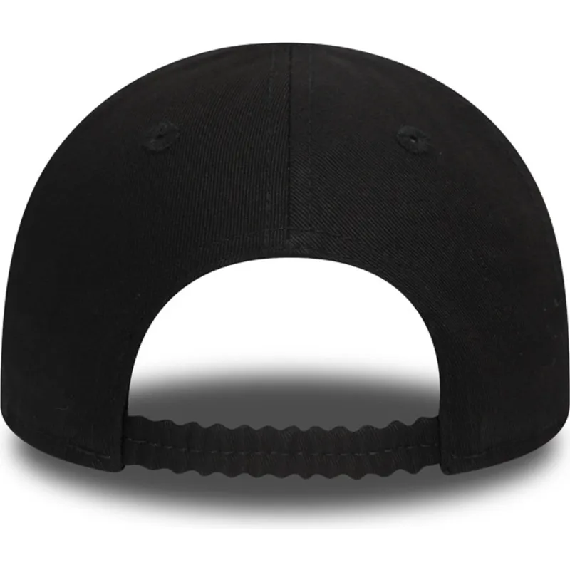 schwarze-gebogene-verstellbare-kappe-fur-kleinkinder-9forty-league-essential-der-new-york-yankees-mlb-von-new-era