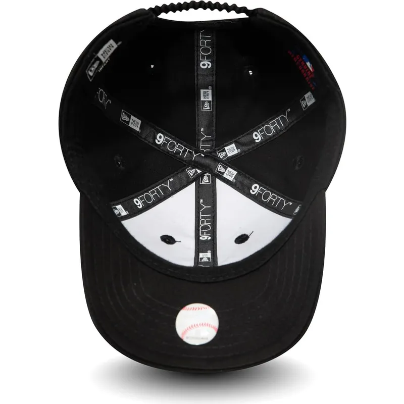 sapkak-ivelt-fekete-allithato-pant-gyereknek-pequeno-9forty-league-essential-new-york-yankees-mlb-new-era