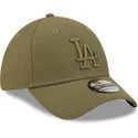 grune-gebogene-anpassbare-kappe-mit-grunem-logo-39thirty-diamond-era-der-los-angeles-dodgers-mlb-von-new-era