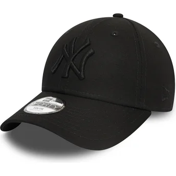 Sapkák ívelt fekete állítható pánt gyereknek 9FORTY League Essential New York Yankees MLB New Era