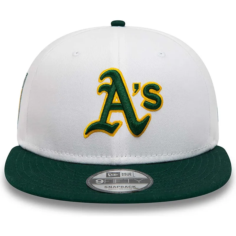 sapkak-lapos-feher-snapback-rickey-henderson-9fifty-crown-patches-oakland-athletics-mlb-new-era