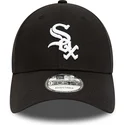 verstellbare-schwarze-9forty-team-side-patch-kappe-der-chicago-white-sox-mlb-von-new-era
